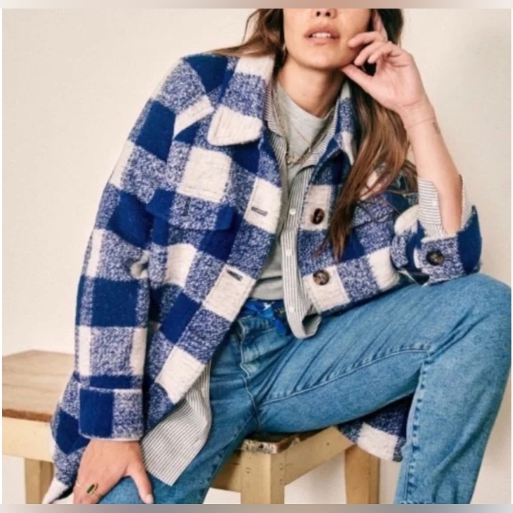 SALE ‼️Sezane Manteau Joe Wool Blend Coat - Picture 11 of 11
